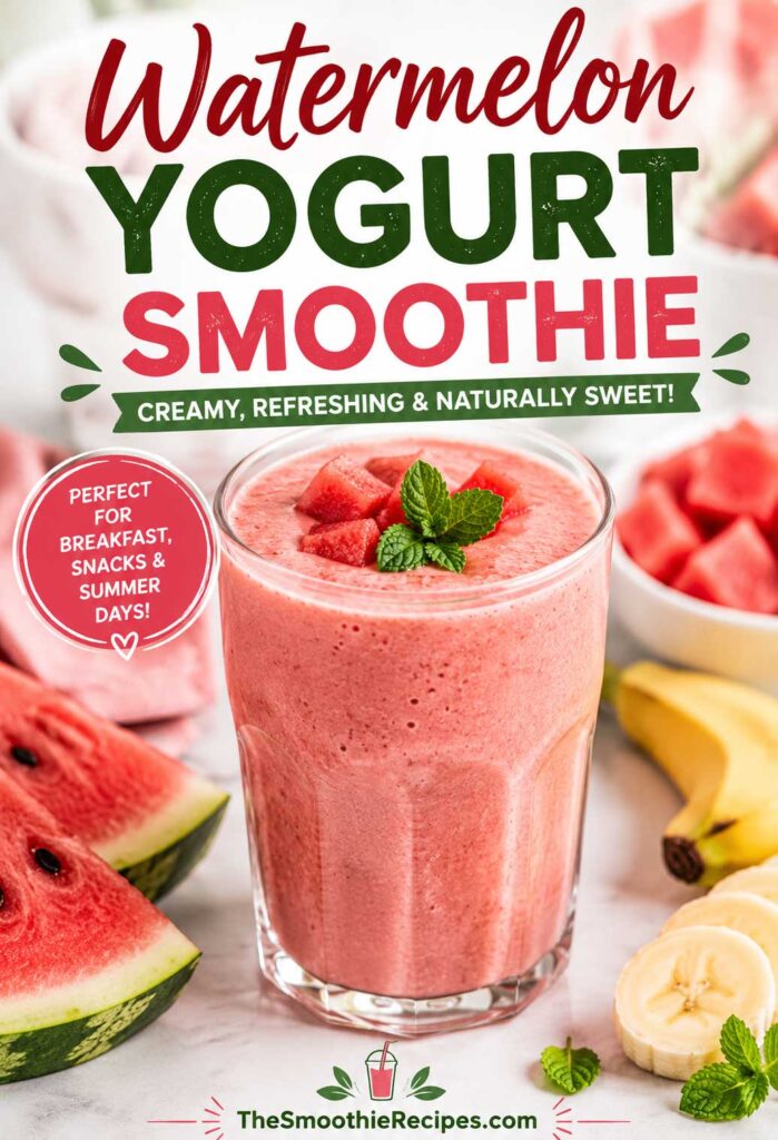 Ingredients For Watermelon Yogurt Smoothie recipe