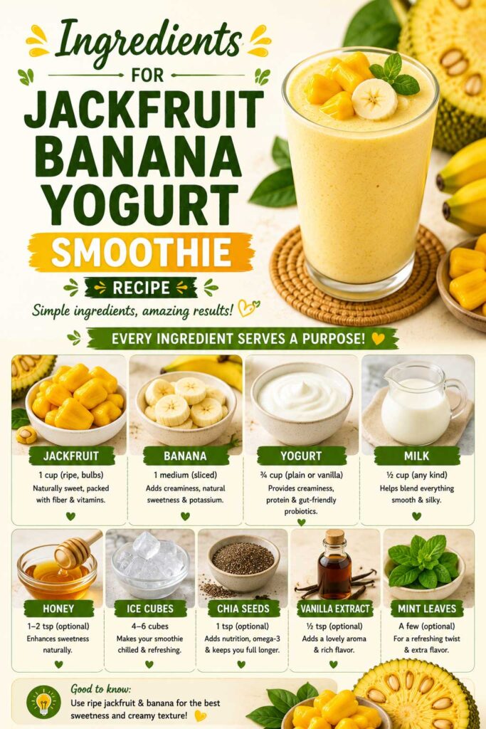 Jackfruit banana smoothie recipe guide