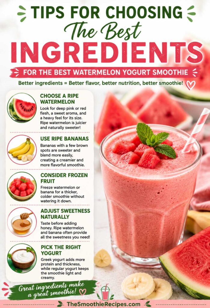 Tips For Choosing The Best Watermelon Yogurt Smoothie Ingredients