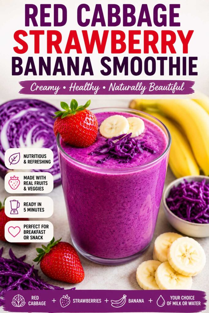 strawberry cabbage smoothie recipe