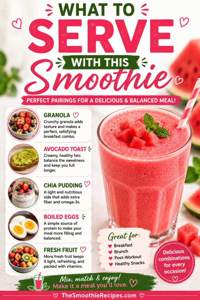 Watermelon Yogurt Smoothie food pairing guide
