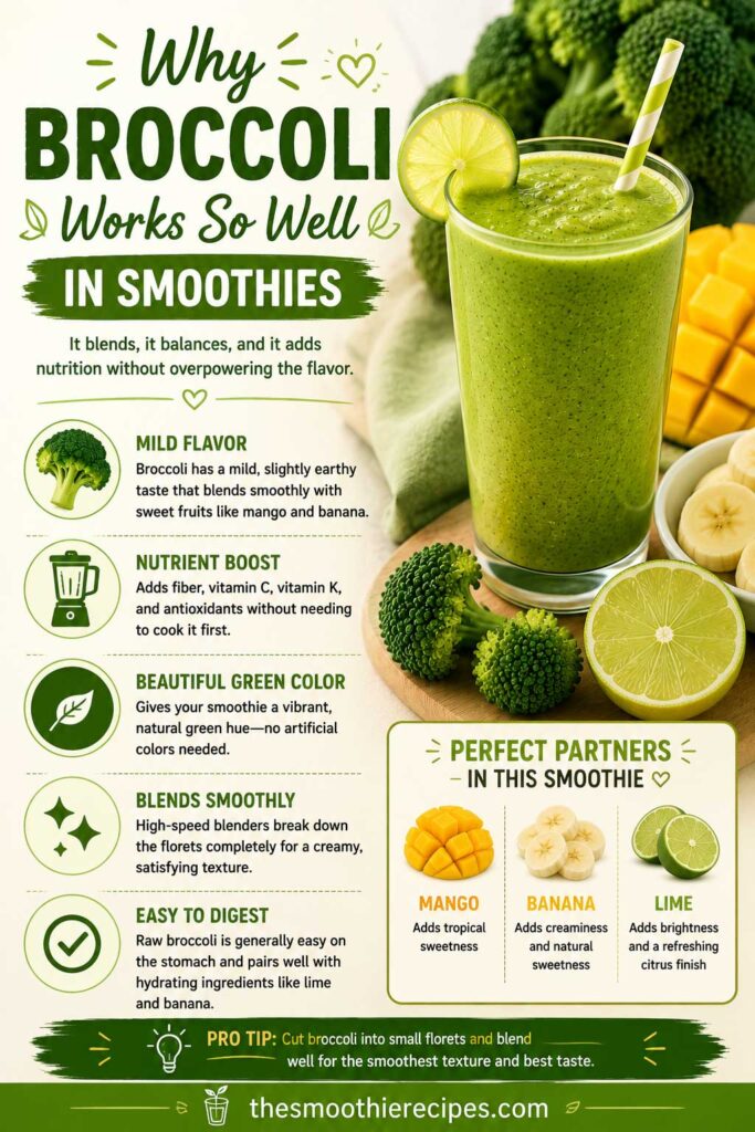 Why Broccoli Works in Smoothies