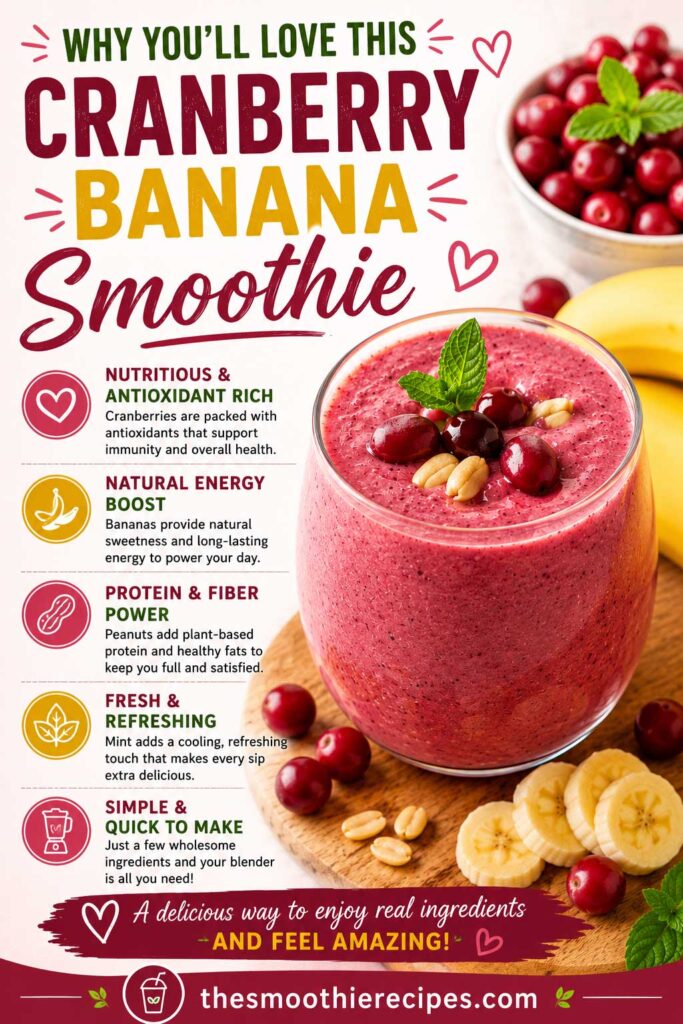 fresh cranberry smoothie recipe people love