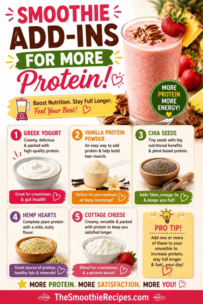 tropical strawberry pineapple smoothie recipe with pecans