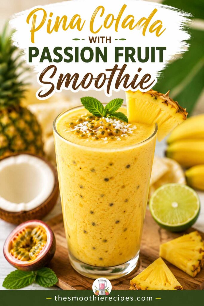 what is Pina Colada with Passion Fruit smoothie