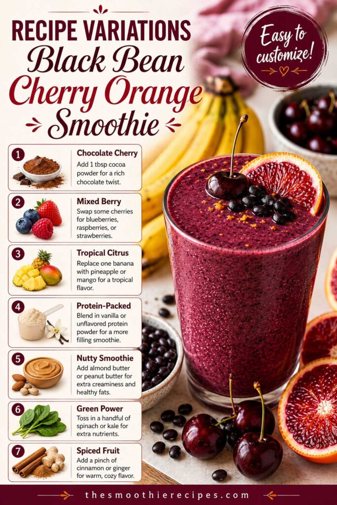 blood orange smoothie black bean smoothie Recipe Variations
