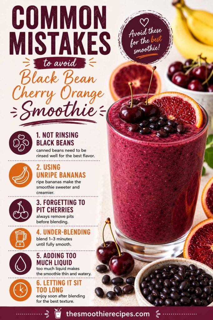 fruit and bean smoothie breakfast smoothie Common Mistakes to Avoid