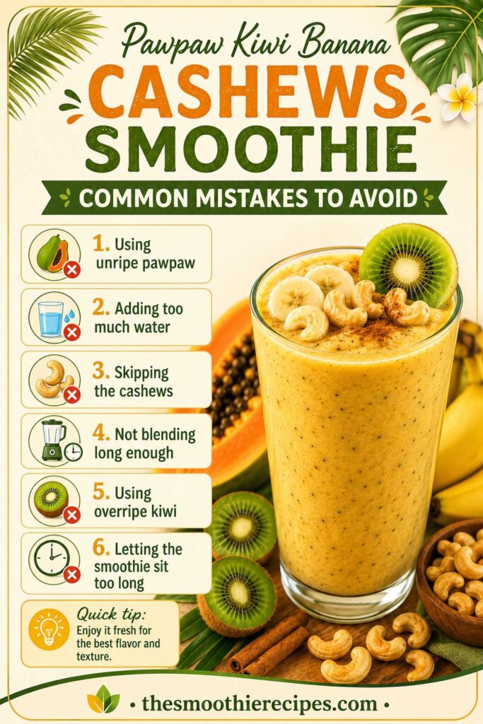 healthy pawpaw smoothie recipe Common Mistakes to Avoid