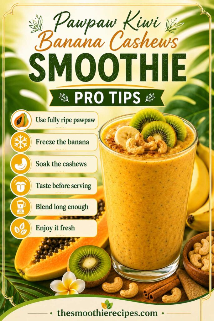 papaya kiwi smoothie recipe pro tips