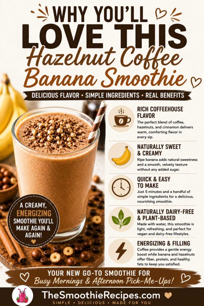 hazelnut smoothie homemade coffee smoothie people love
