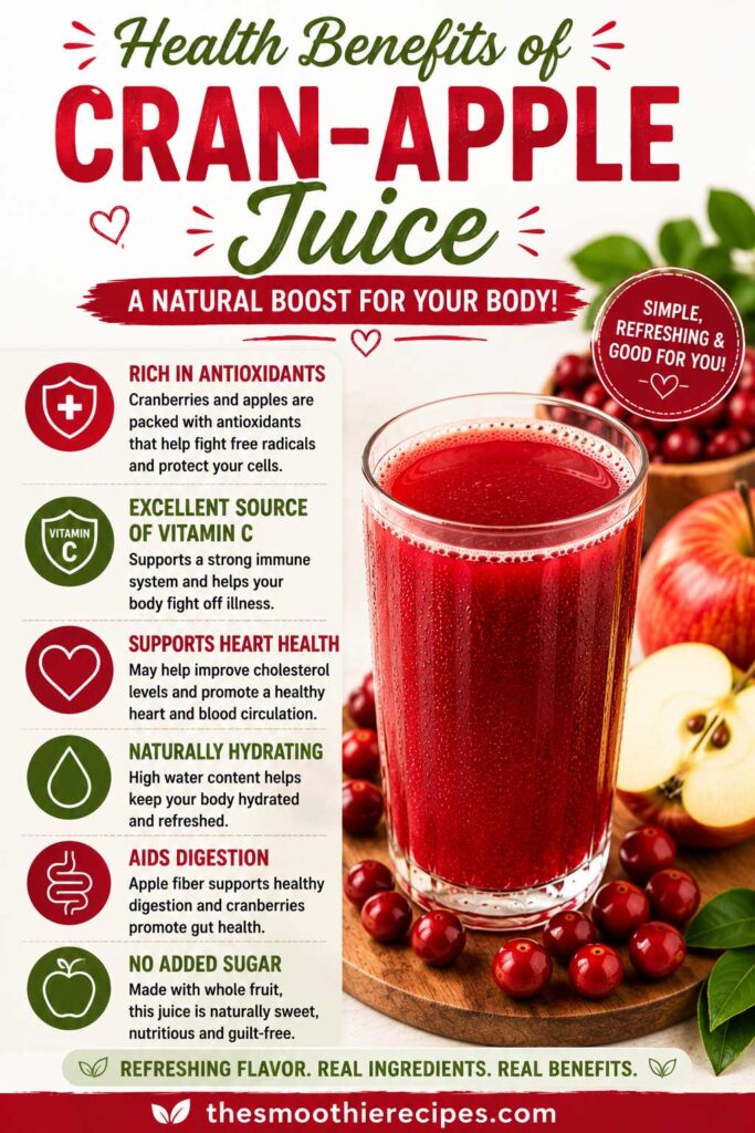 Health Benefits of Cranberries and Apples recipe