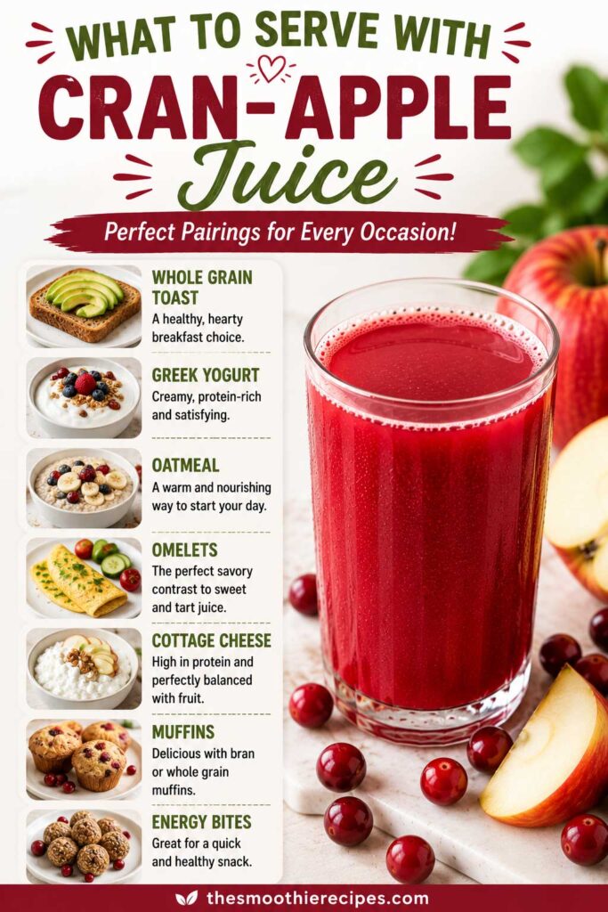 What to Serve with Cran-Apple Juice recipe