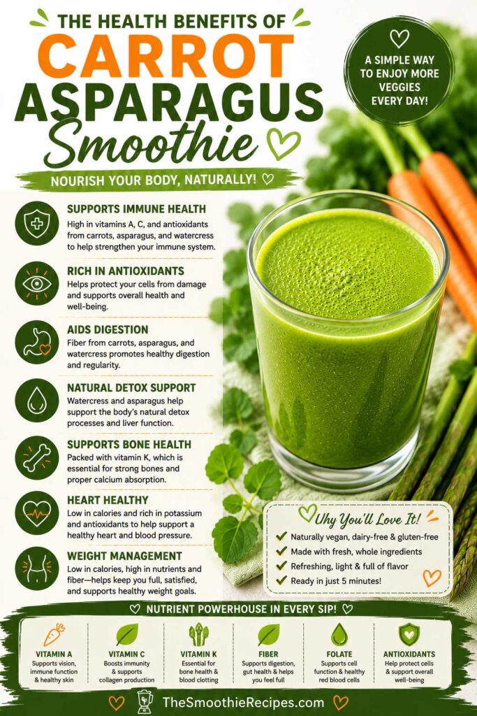 Carrot Asparagus Smoothie Variations watercress smoothie