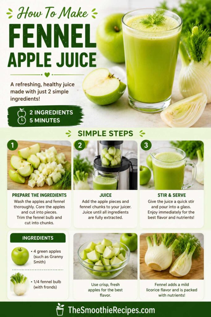 How to Make Fennel Apple Juice