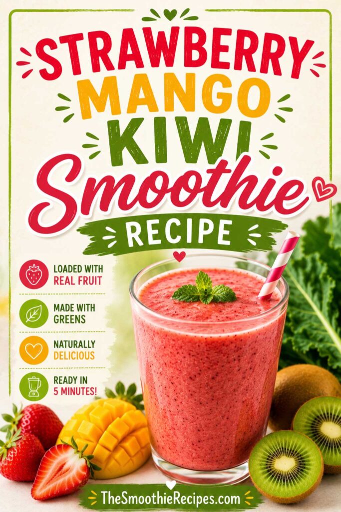 mango strawberry smoothie recipe strawberry kiwi smoothie