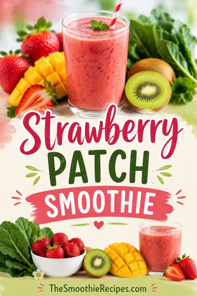 what is Strawberry patch smoothie recipe