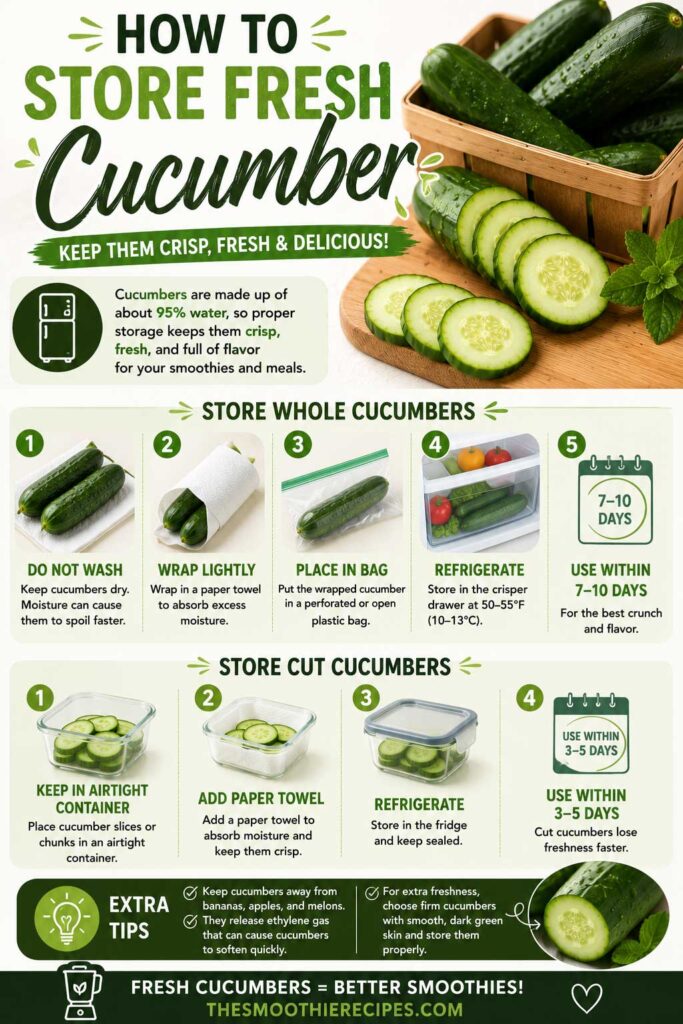 Fresh Cucumber Storage Guide