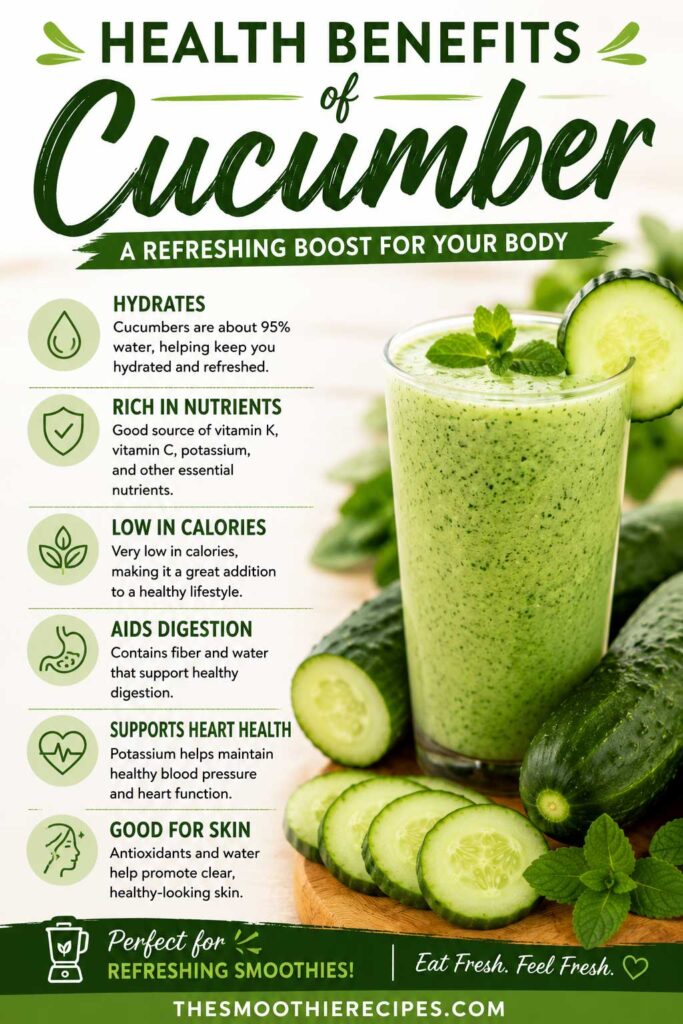 Health Benefits Of Cucumber