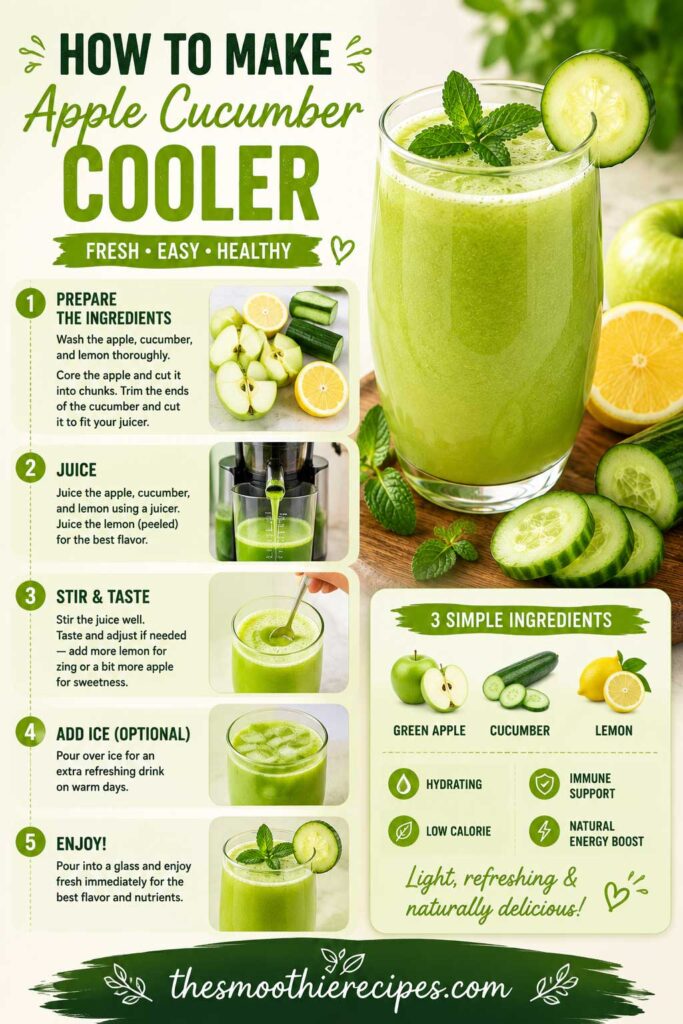 How to Make healthy cucumber juice easy juice recipe