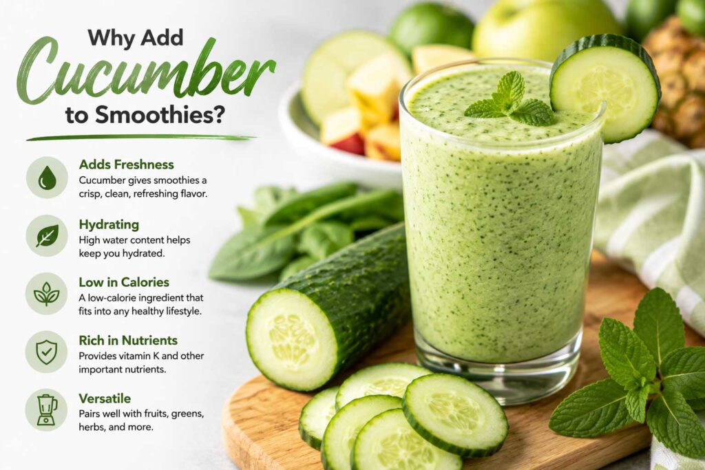 Why Cucumber Works So Well In Smoothies