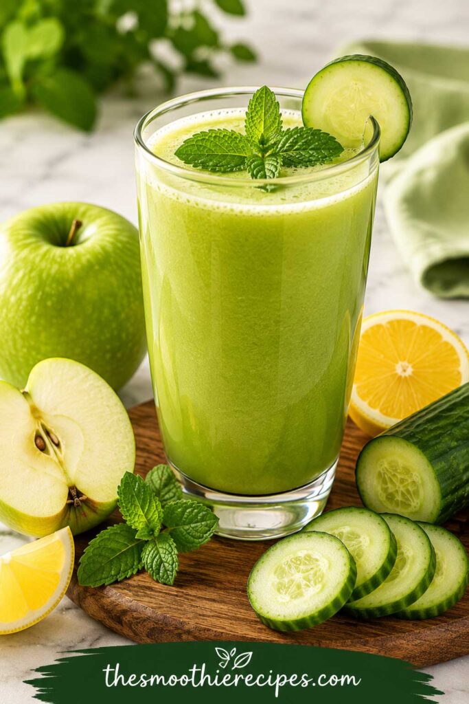 apple cucumber juice Ingredients homemade healthy drinks