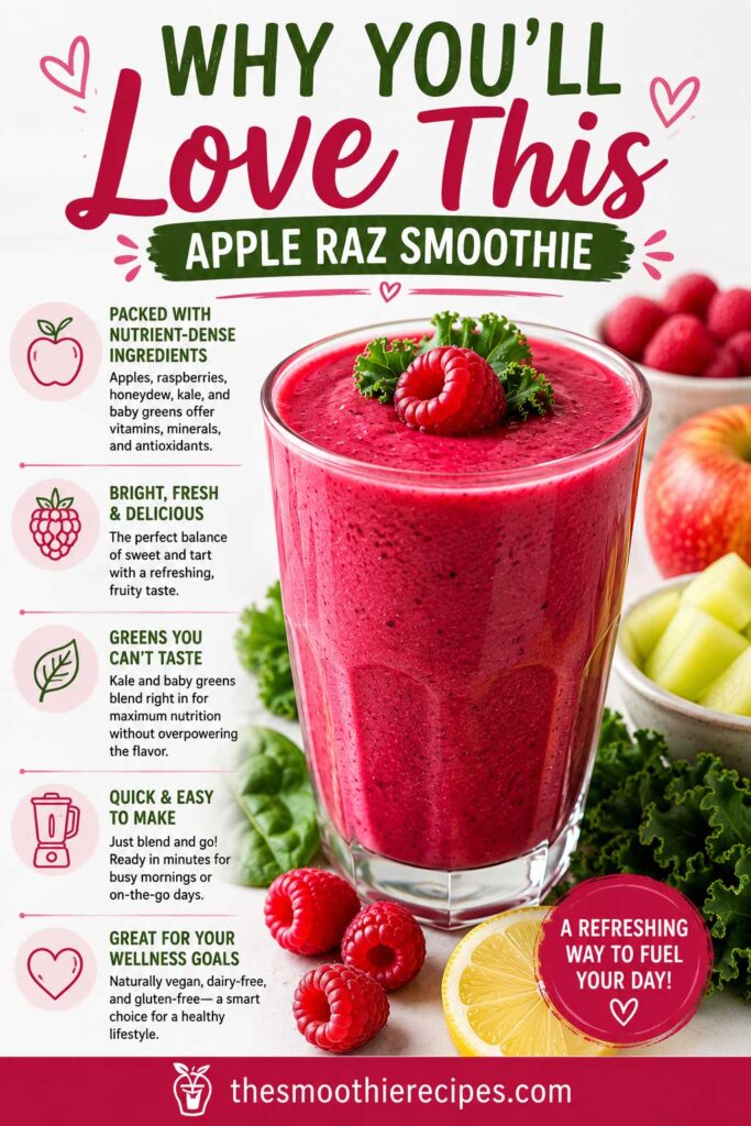 apple raspberry smoothie recipe people love