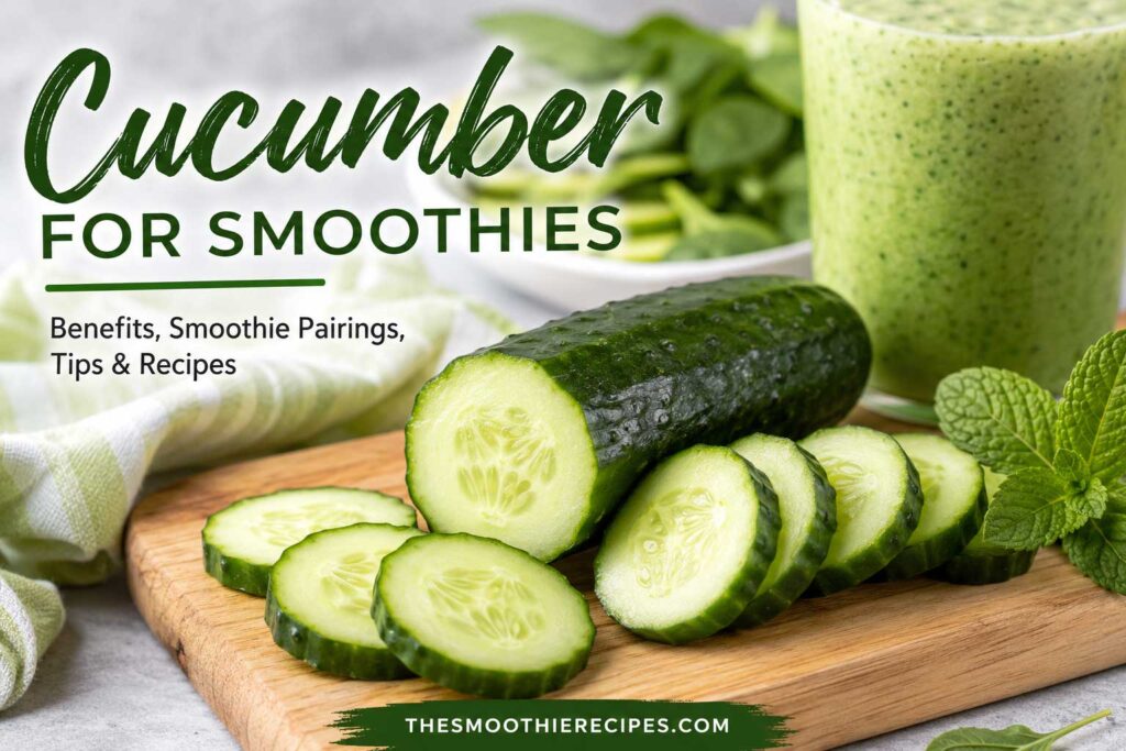cucumber in smoothies