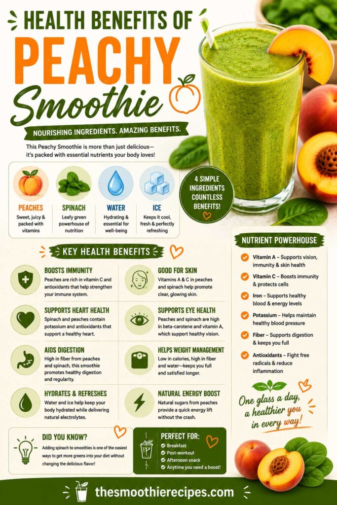 Health Benefits of Peaches and Spinach
