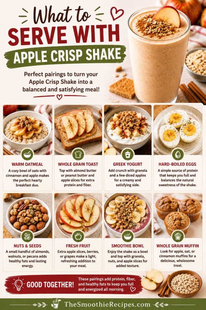 Apple Crisp Shake Pairing Guide