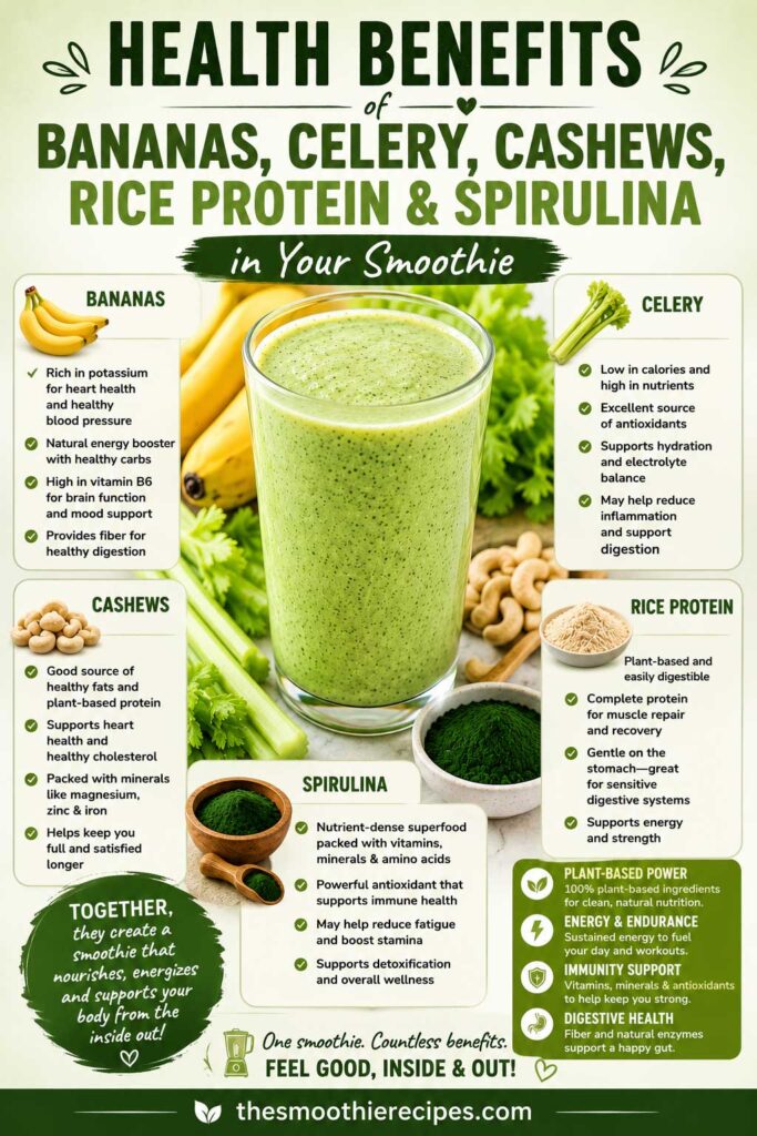 Health Benefits of celery banana smoothie recipe