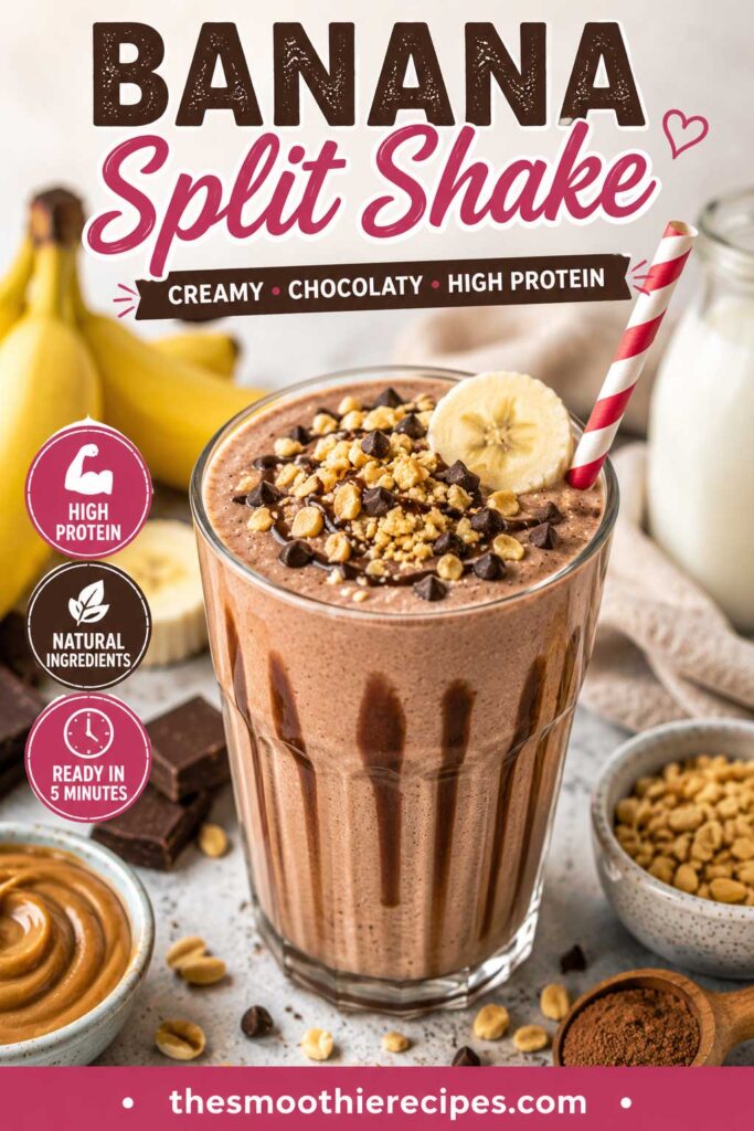 How to Store Leftovers peanut butter banana shake