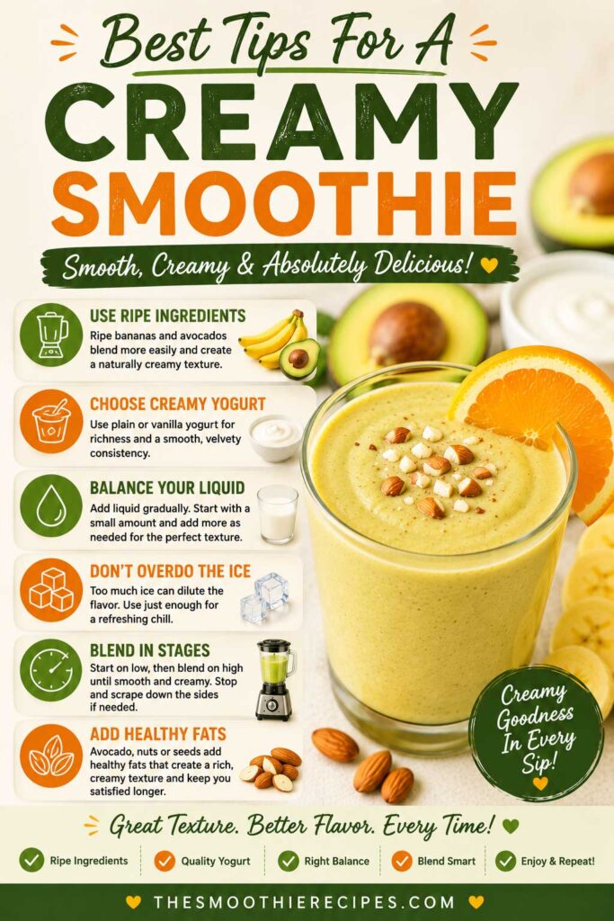 Best Tips For A Creamy orange avocado yogurt banana smoothie