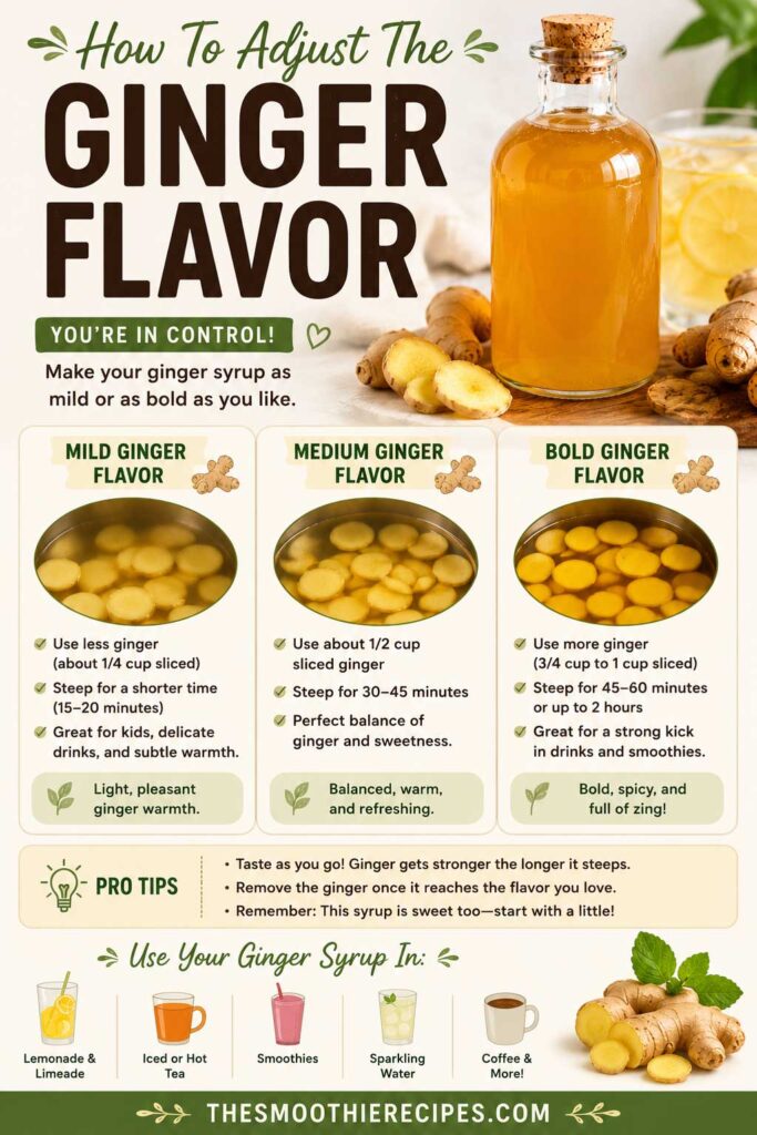 Ginger Flavor Adjustment Guide