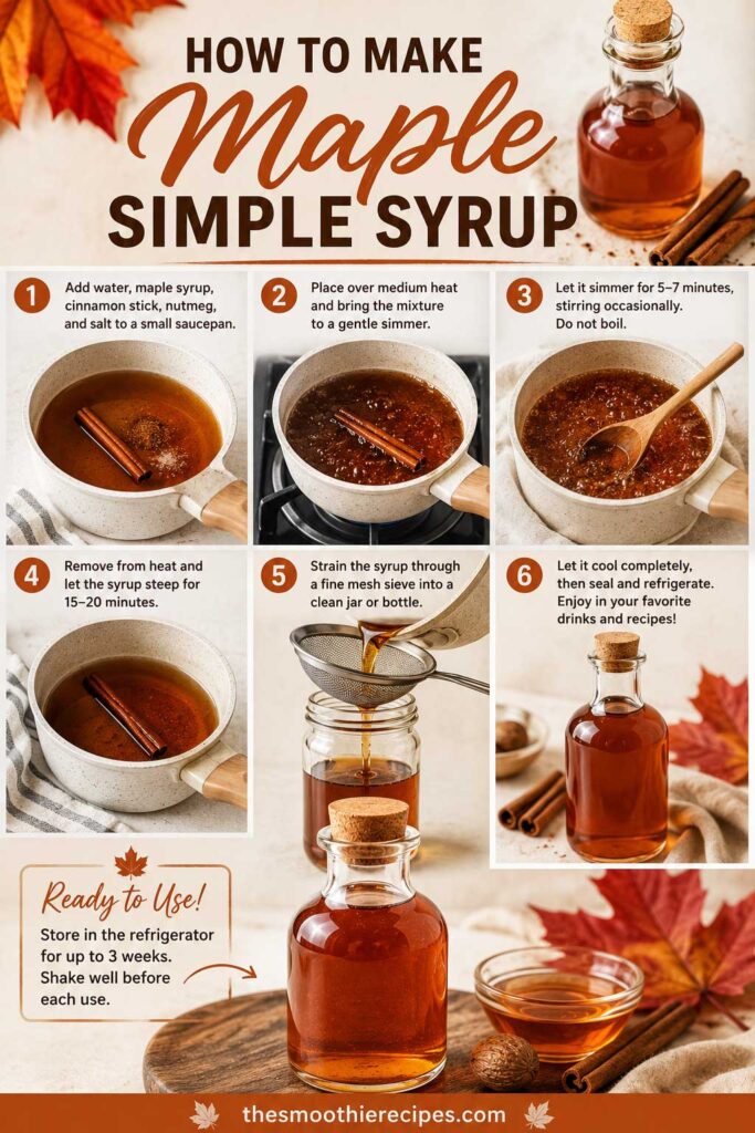 How to Make Maple Simple Syrup recipe