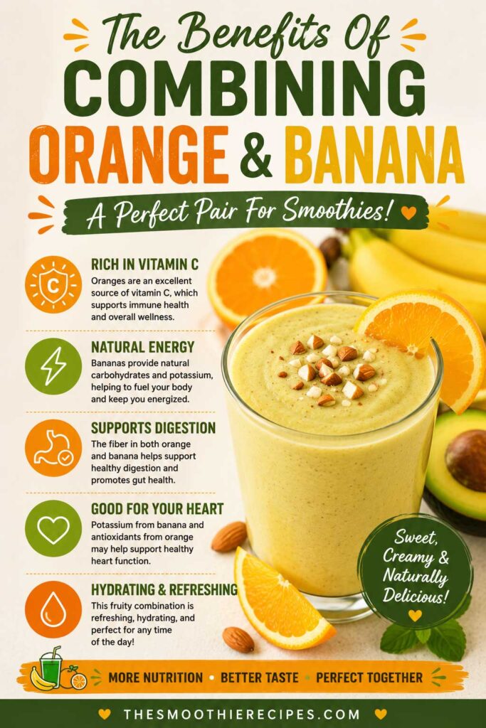 Orange banana smoothie benefits guide