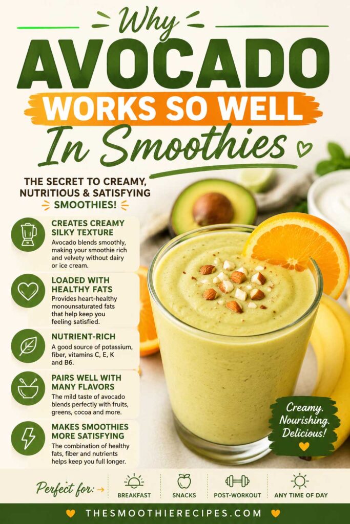 Why Avocado Works So Well In Smoothies