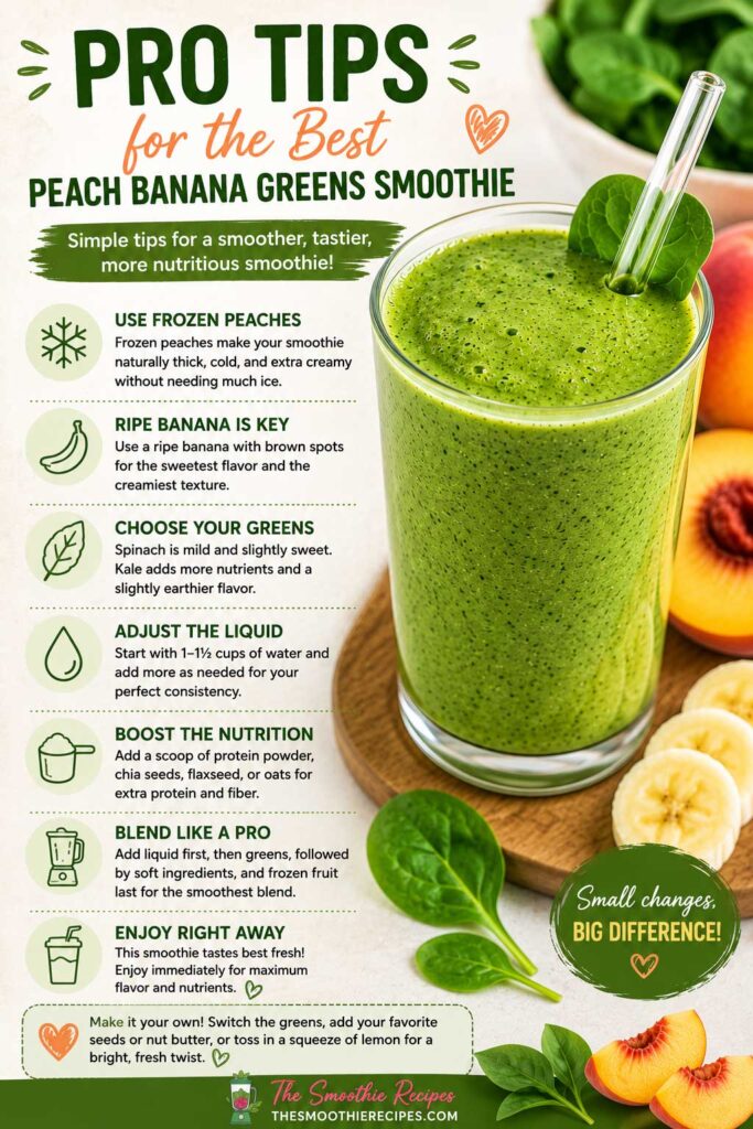 healthy green smoothie pro tips