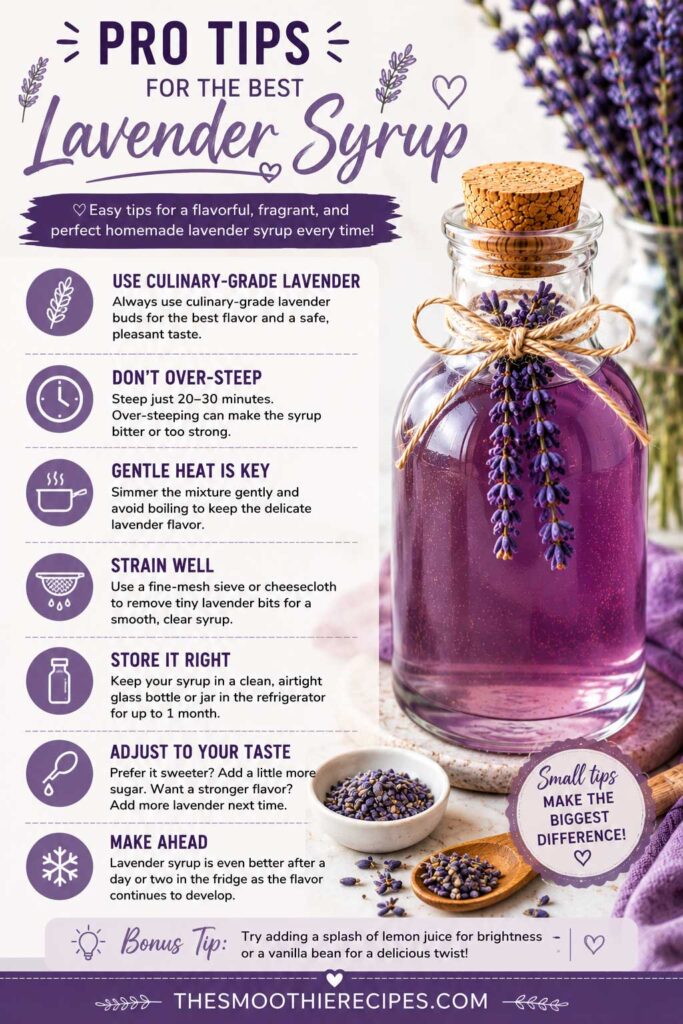 lavender simple syrup recipe pro tips