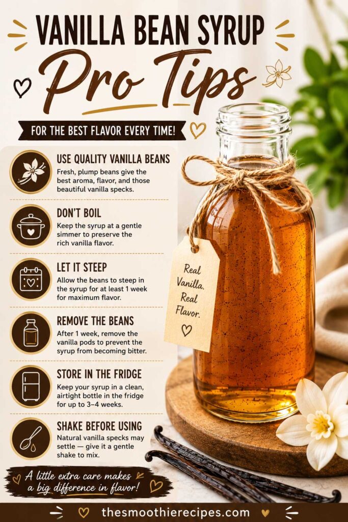 vanilla bean recipe pro tips