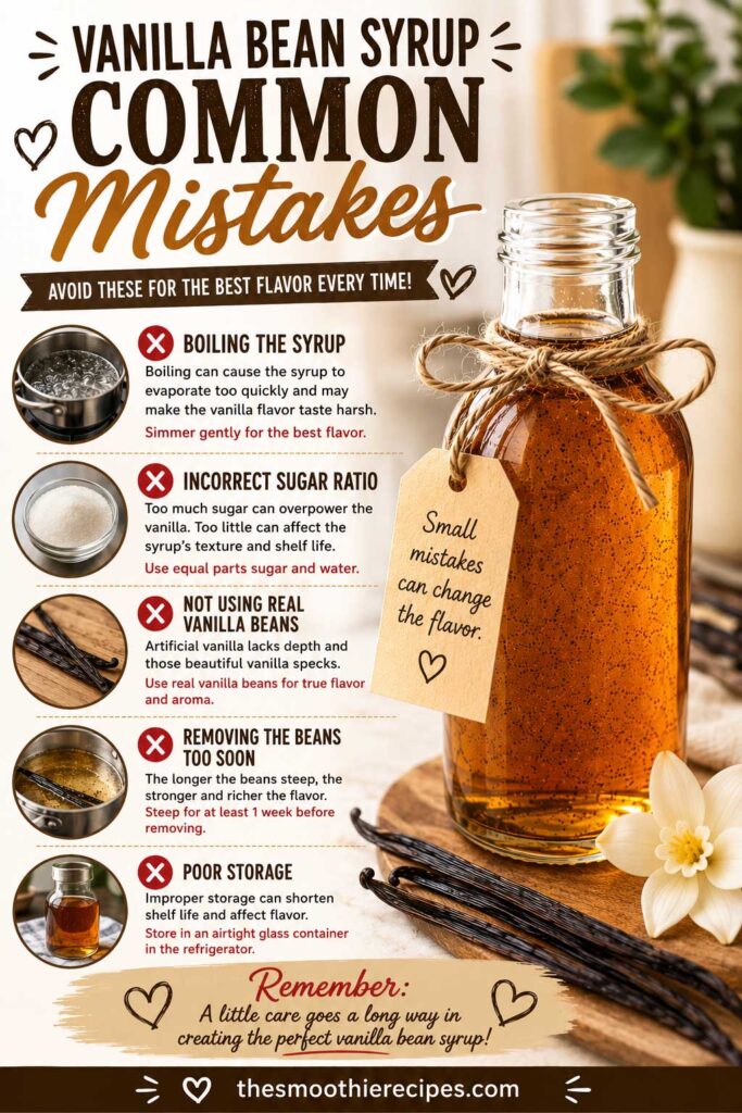 vanilla syrup for coffee Common Mistakes to Avoid