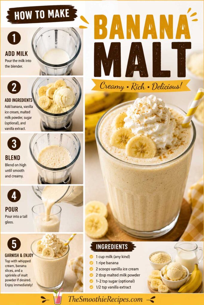 How to Make Banana Malt recipe