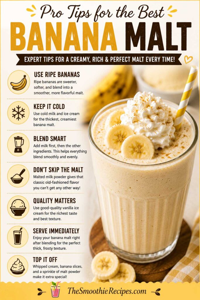 Pro Tips for the Best Banana Malt recipe