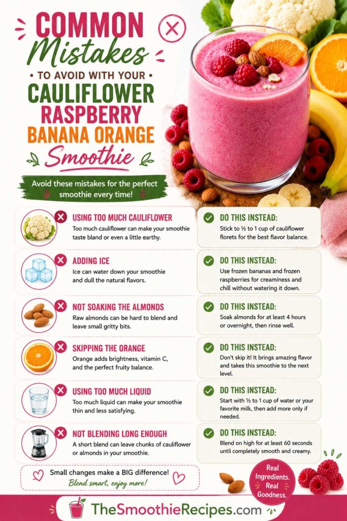 fruit and vegetable smoothie mistakes to avoid for perfection