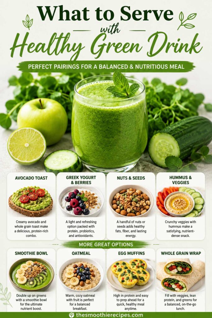 healthy green drink recipe pairing guide