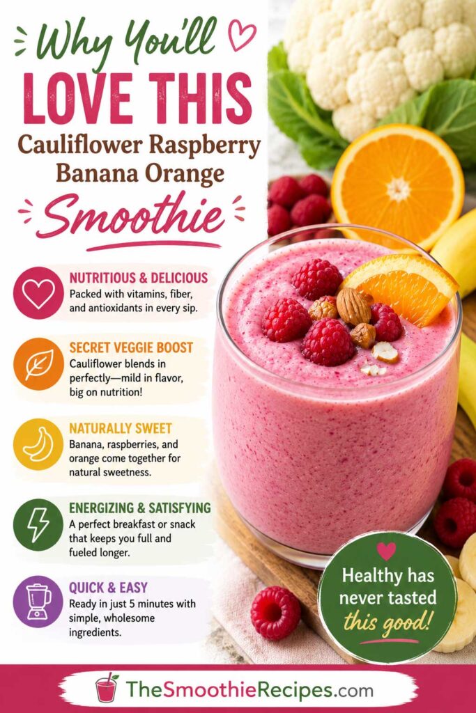 people love healthy cauliflower smoothie antioxidant smoothie recipe
