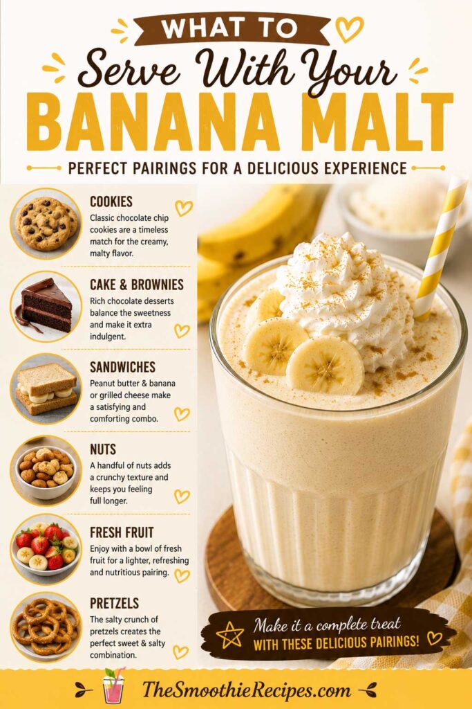 vanilla banana malt Serving Suggestions