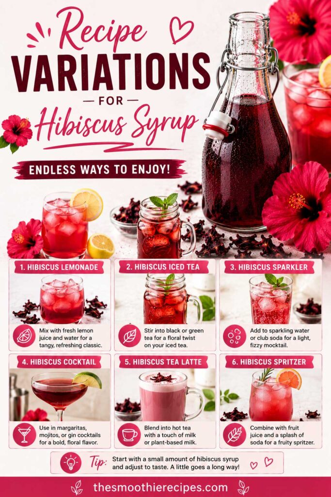 Hibiscus Syrup Recipe Variations guide