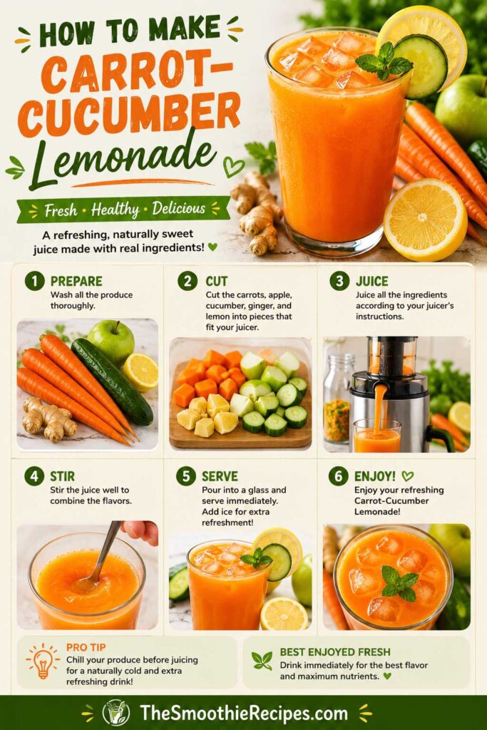 How to Make Carrot-Cucumber Lemonade 