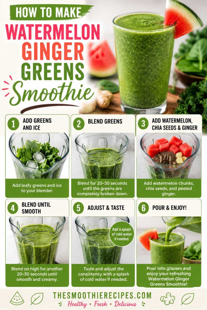 How to Make Watermelon Ginger Greens recipe