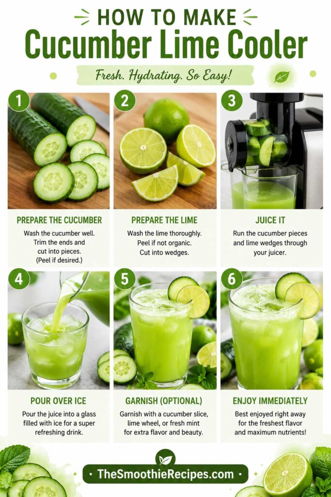 How to Make cucumber lime juice recipe